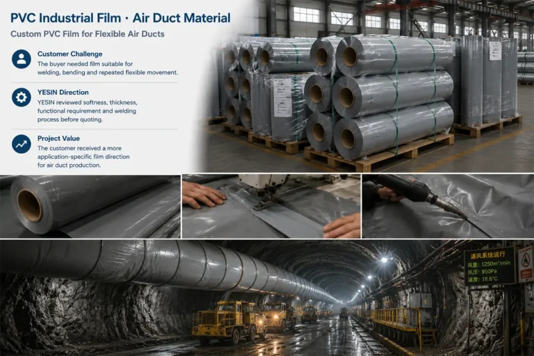 Custom PVC Film for Flexible Air Ducts 2
