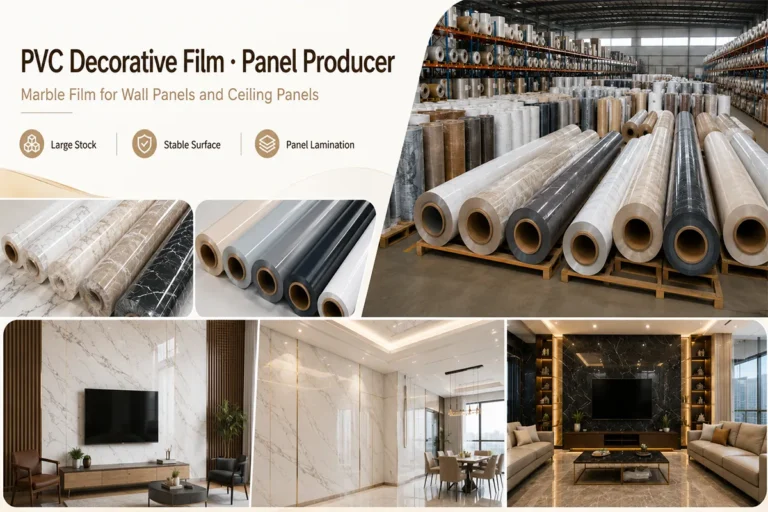 Marble Film for Wall Panels and Ceiling Panels