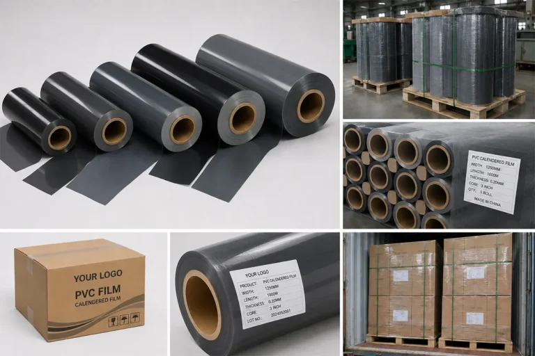 OEM PVC Film Roll with Custom Width and Packing