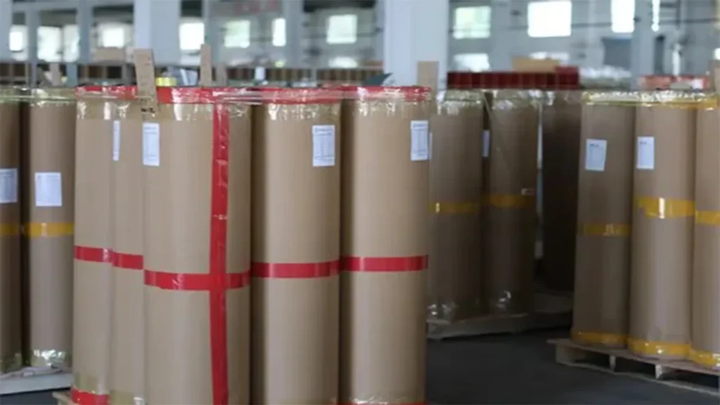 OEM plastic film roll packaging
