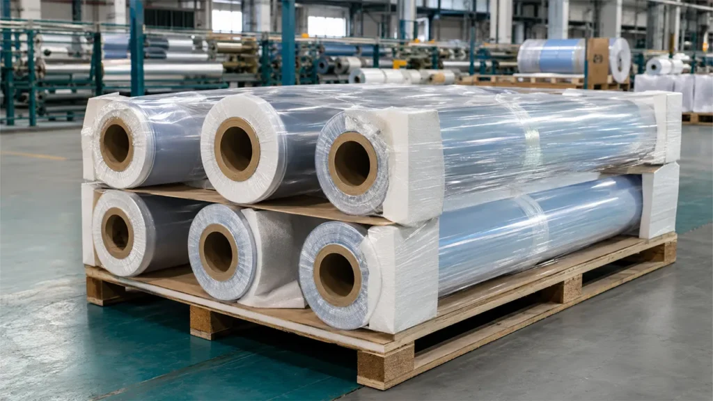 PVC Film Roll Packaging and Storage