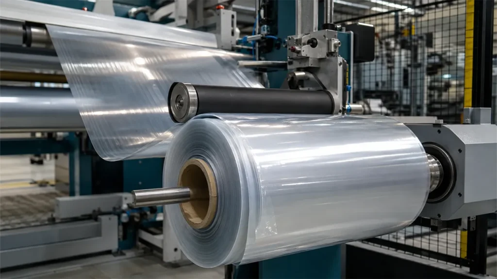 PVC Film Web Tension and Nip Alignment