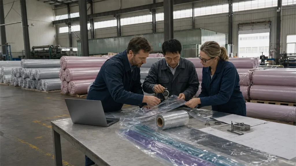 PVC film testing