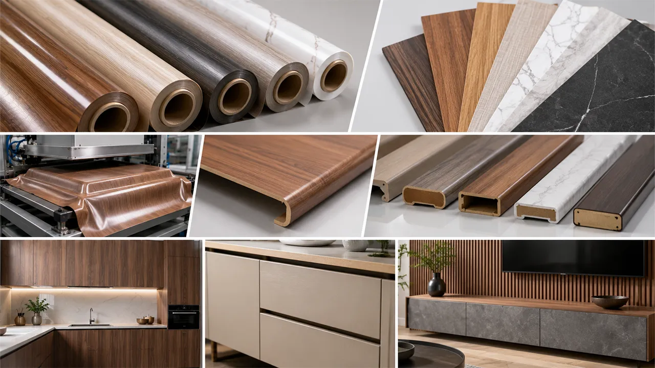 Pvc Film Furniture and Decorative Surfaces