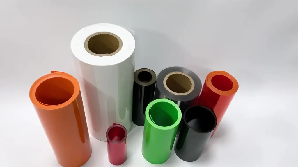custom color flexible PVC film rolls